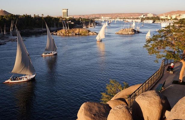 Aswan River Nile Felucca Sail Boat Trip