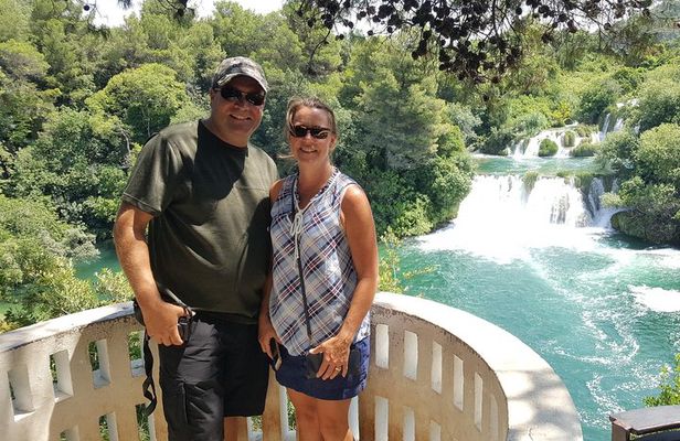 From Zadar: Krka Falls and Zadar or Sibenik (or Winery) Private