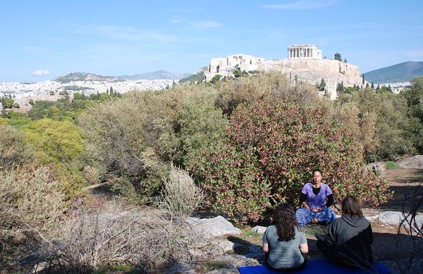 Ancient Greek Meditation & Theta Healing intro at the sacred hill of Acropolis