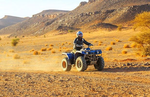 Luxury 2h quad in agafay with transportation