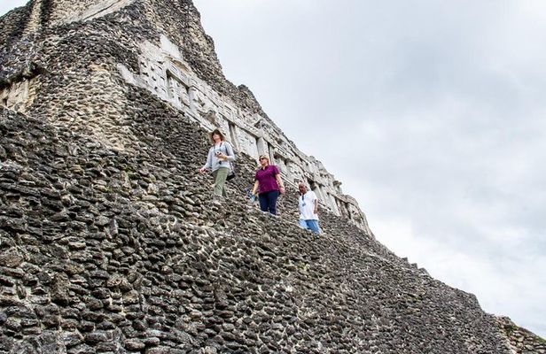 Xunantunich, Cave tubing and Ziplining from Belize City