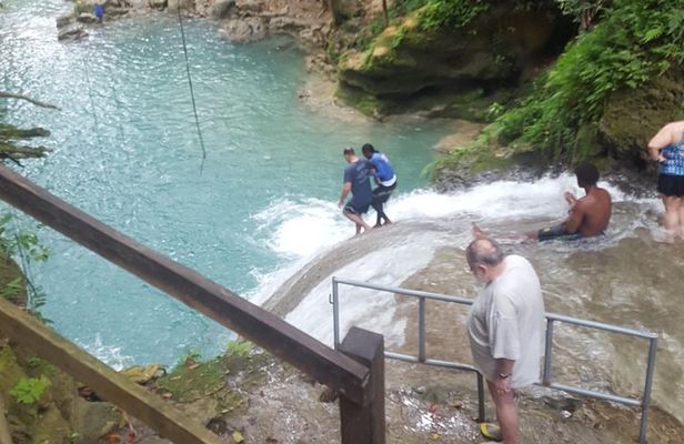Blue Hole and Dunn's River Adventurous and hiking waterfalls from Ocho Rios