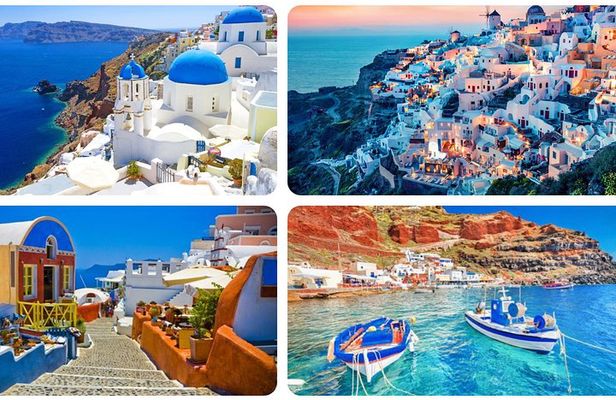 Santorini In One Day Bus Tour with Oia Sunset & optional Sailing