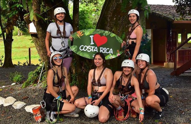 Ocean View Zip Line + Horseback Riding & Natural Pool Combo
