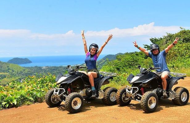 2 Hour ATV + Waterfalls in Jaco Beach and Los Suenos
