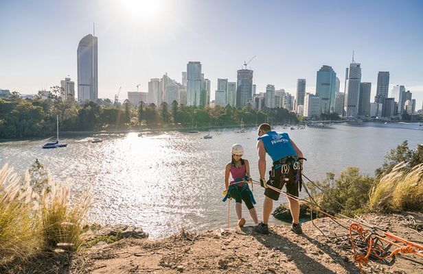 Abseiling the Kangaroo Point Cliffs in Brisbane