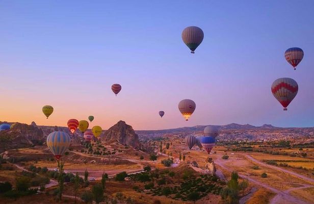 Sunrise Hot-air Balloon in Magical Cappadocia with Breakfast and Champagne
