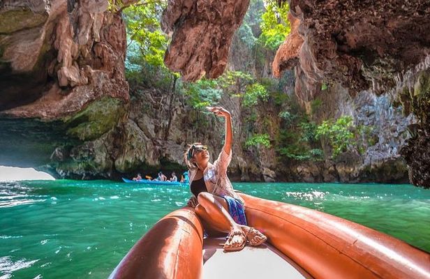 James Bond, Panak and Hong Island Trip + 2 Canoeing By Big Boat From Phuket 