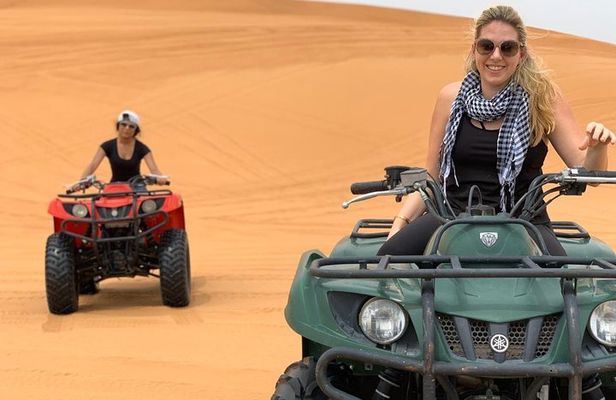 Evening Desert Safari with Quad Bike, Dune Bashing, Entertainments, BBQ Dinner