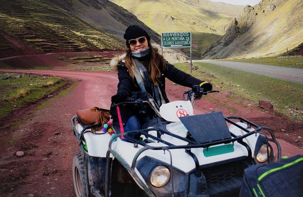 Rainbow Mountain In Quad Bike