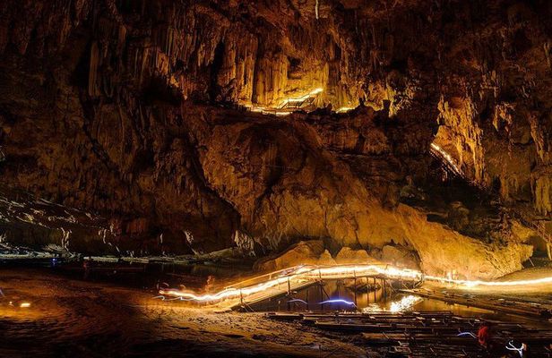 Tham Lod Cave & Pre-Historical Tomb & Bamboo Bridge