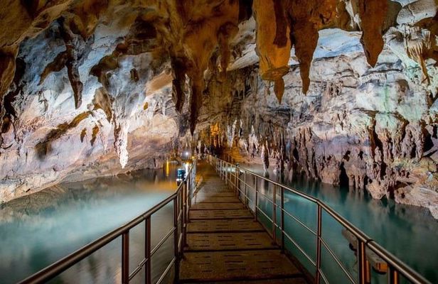 Cave of Lakes,Cog Railway, Kalavrita Village, Corinth Canal Private Tour