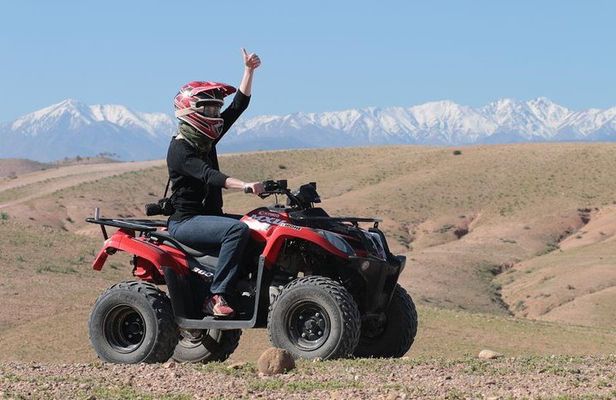 Agafay Desert Quad Biking from Marrakech through Takerkoust Lake
