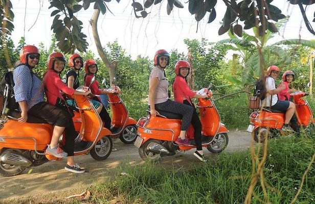 Hanoi Vespa Full Day City & Countryside with Female Ao Dai Riders