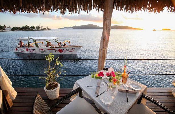 Bora Bora Sunset Cruise and Dinner at St James restaurant