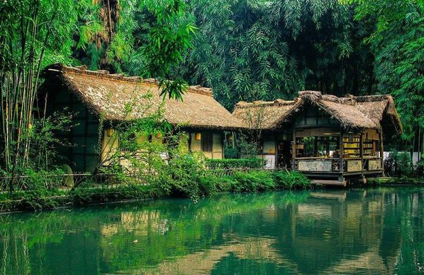 1-Day Chengdu Cultural Discovery:Jinsha,Shu Brocade Museum & Dufu Cottage Tour 