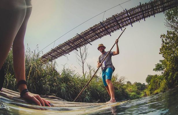 Elephant Sightings , Bamboo Rafting Through The Jungle, Swimming In a Waterfall