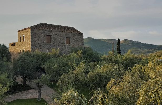 Private Tour in Historic Estate in Monemvasia with wine-olive oil tasting & meal