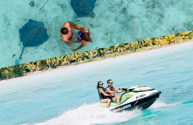 Bora Bora Jet Ski Tour, & Eco Shark / Ray Snorkel Cruise