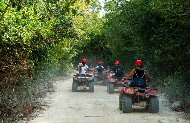 The best ATVs, zipline and cenote tour with lunch and transportation included