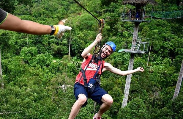 Zipline adventure on Mountain & Seaview (9 Platforms 1500 m.)