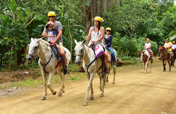 Horseback and Waterfalls Adventure in Jaco with Pick Up
