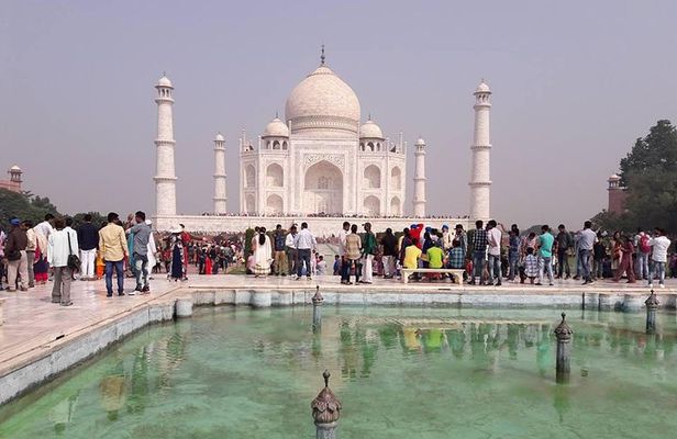 Full-Day Agra Taj Mahal Private Tour from Delhi by Train