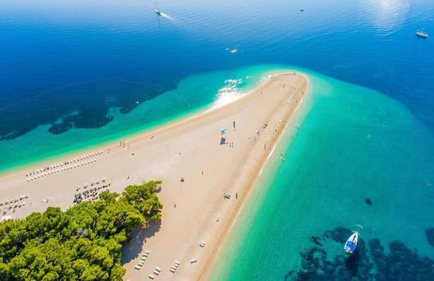 Full day private boat tour around Brač island