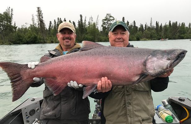Full day Alaska Salmon Fishing on the Kenai Peninsula