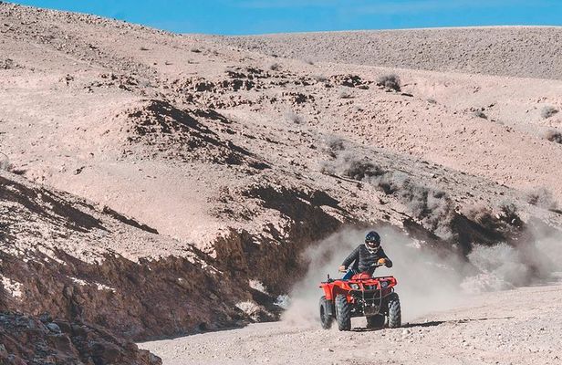 Agafay Desert Quad Bike Tour With snack in Marrakech