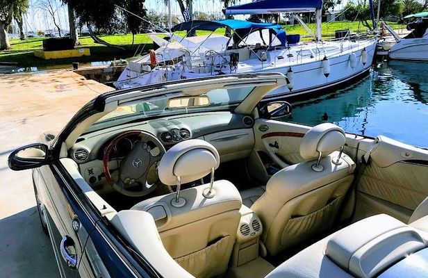 Private Cabrio 5 Hours Santorini Highlights Tour