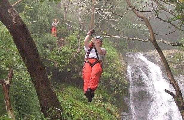 Puntarenas & Caldera Shore Excursion: 18 Waterfall Ziplines