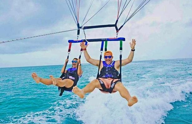 Parasailing over the Historic Key West Seaport