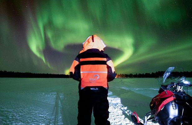 Snowmobile Safari to Search for the Northern Lights