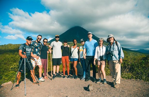 Hanging Bridges, Volcano Hike and La Fortuna Waterfall