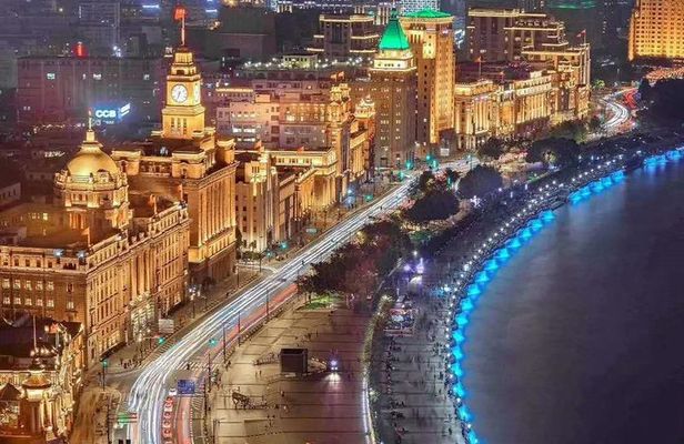 Amazing Shanghai Highlight Night Walking Tour-Yuyuan Bazaar&the Bund