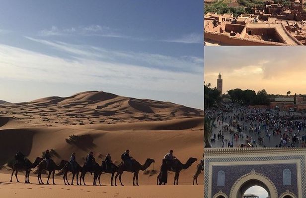5 days Visit to Morocco, tours from Marrakech or Fes to Sahara Desert