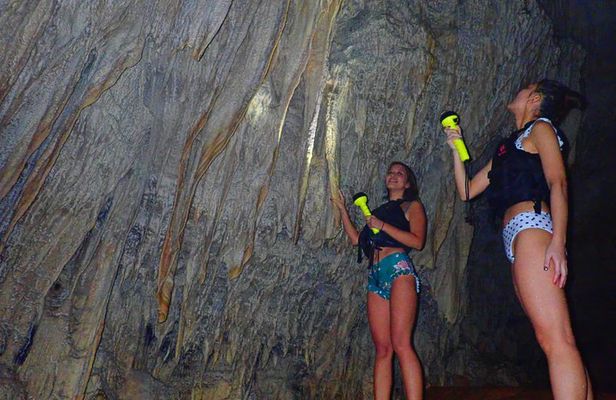 Okinawa Miyako Beach SUP and Pumpkin Limestone Caving and Canoe