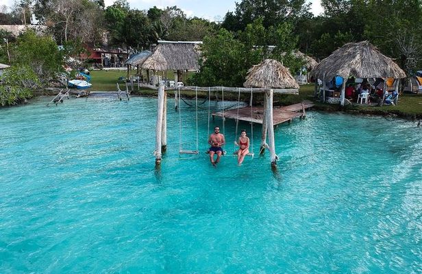 Bacalar from Cancun & Playa D Carmen- Lagoon of Seven Colors Tour