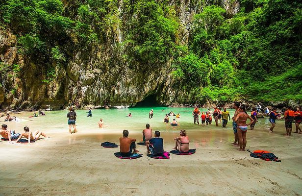 Full-Day Tour to Morakot Cave from Krabi with Lunch (SHA Plus)