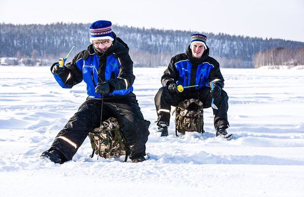 Ice Fishing Trip in Rovaniemi