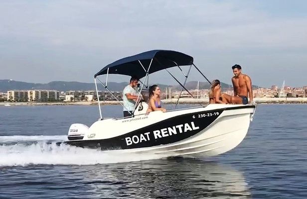 Rent a Boat without license in Barcelona