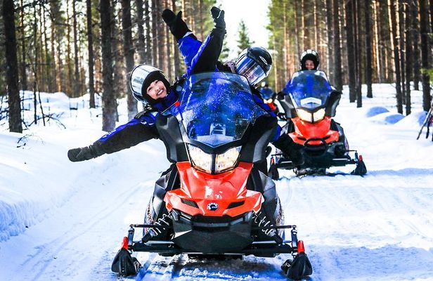 Snowmobile Safari in the Nature