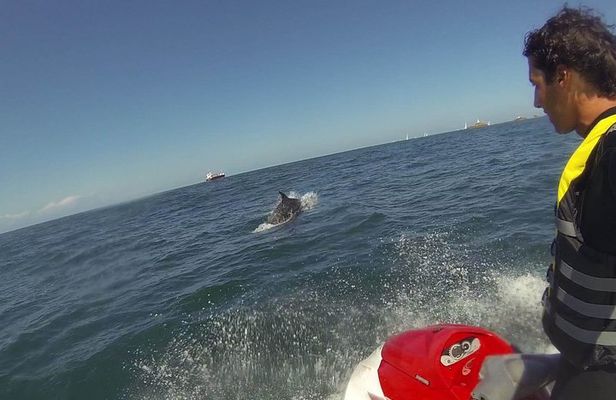 Escorted Coastal Tour by Jet Skis from St. Aubin