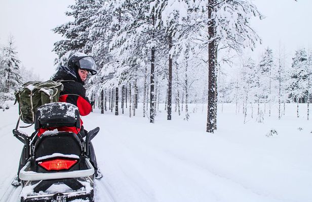 All Day Snowmobile Driving