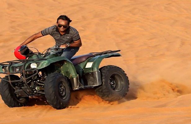 Morning Red Dunes Desert Safari With Quad Bike