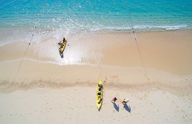  Private Glass bottom Kayak and snorkel at two Bays