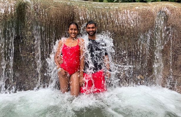 Dunns river waterfalls + blue hole waterfall tour from Ocho Rios 