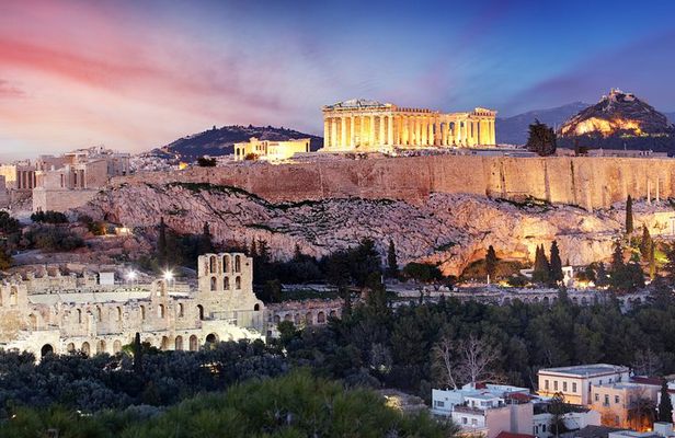 Athens By Night Private 3 Hour City Lights & Views Luxury Tour