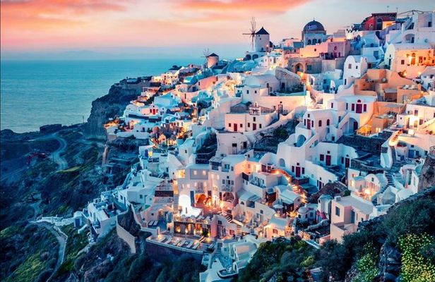 ~PRIVATE Full Day Santorini road tour 8 hours Book with us~